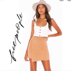 Free people wrap skirt NWT